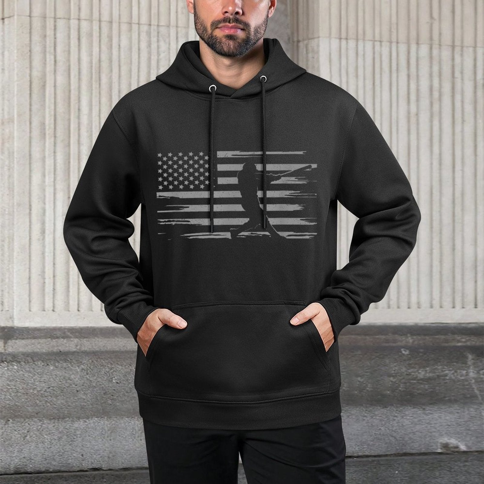 American Baseball Apparel - Baseball Medium-Weight Fabric Hoodie