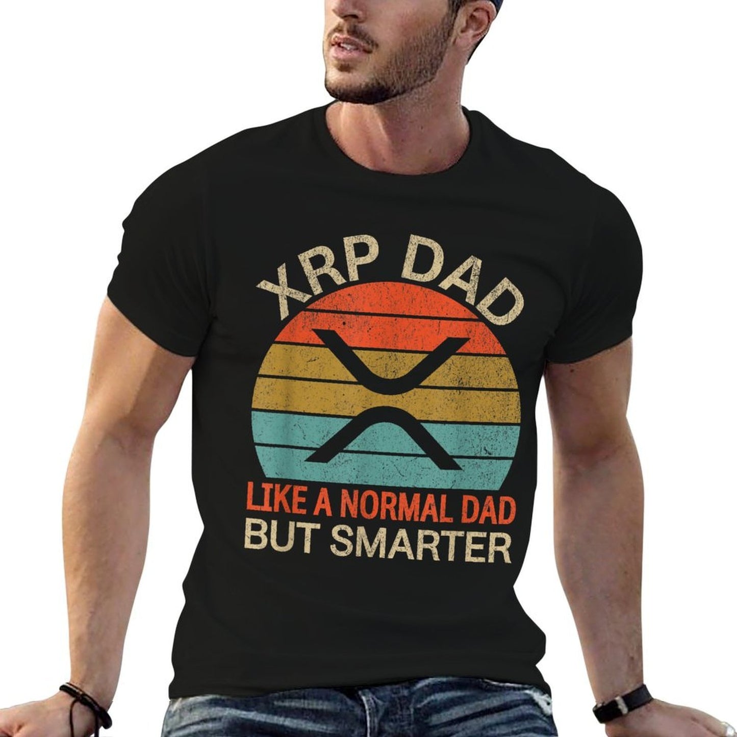 XRP Dad Crypto Merchandise Definition Durable T-Shirt