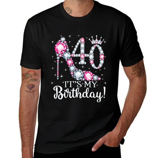 40 It's My Birthday 1982 40Th Birthday Gifts For Ladies  Slim-fit Cut T-Shirt