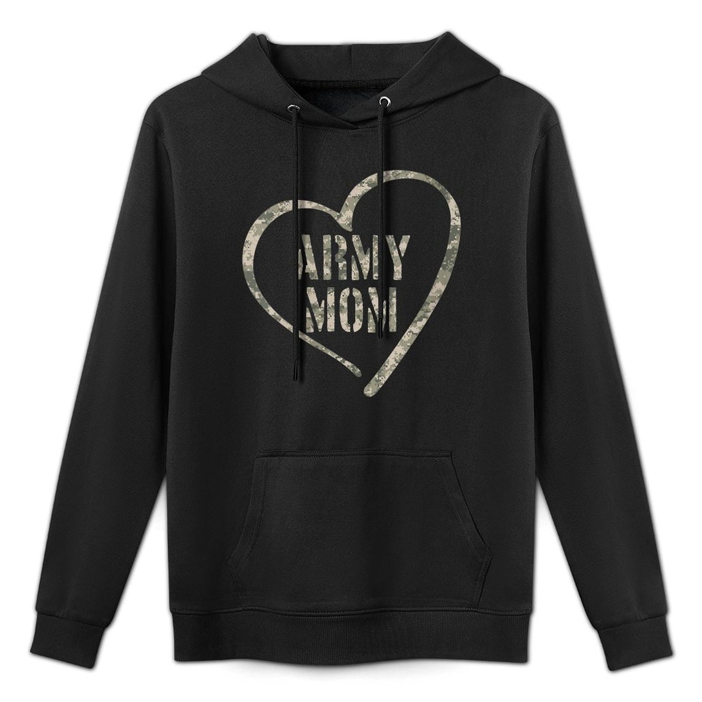 Womens Army Mom Proud Military Mother Serviceman Soldier Mom Medium-Weight Fabric Hoodie