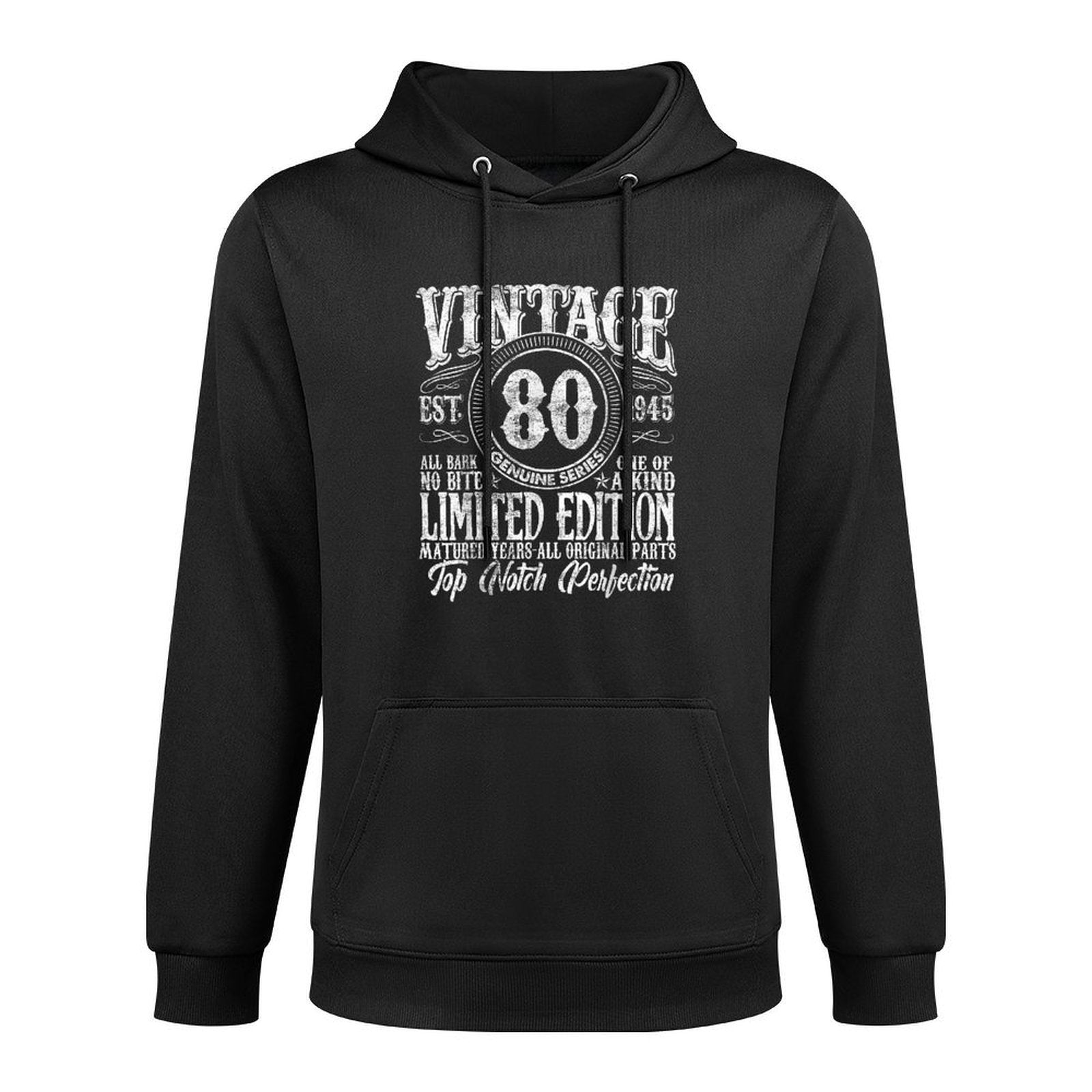 80 Year Old Gifts Vintage 1945 Limited Edition 80th Birthday Easy Care Hoodie