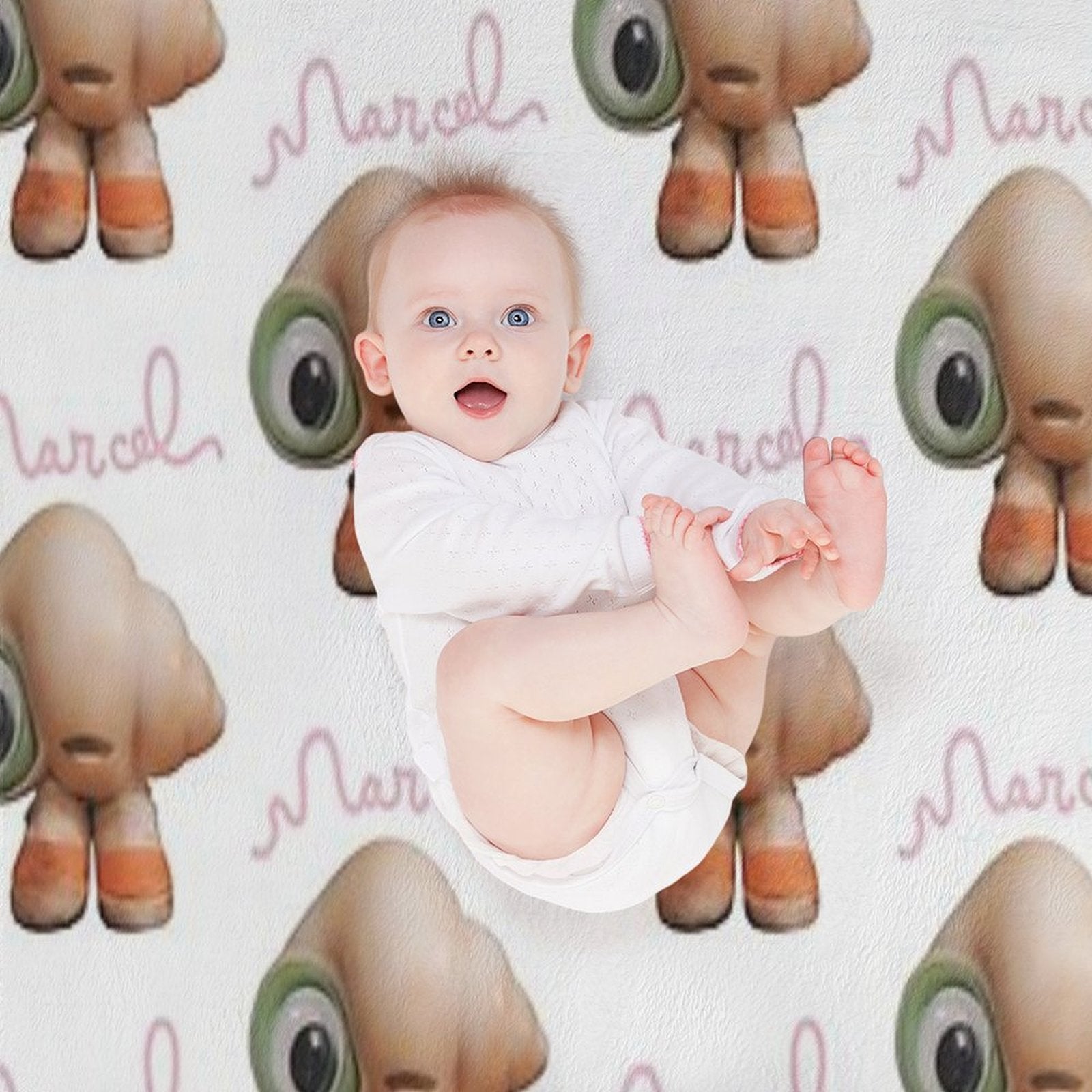 Marcel The Shell with Shoes On Live Action Anti-pilling Throw Blanket