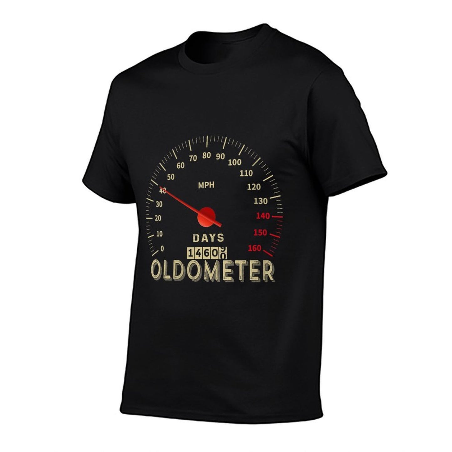 Womens Funny 40th Birthday Gift Odometer 39-40 Cool 40th Bday Gift Rolled Sleeves T-Shirt