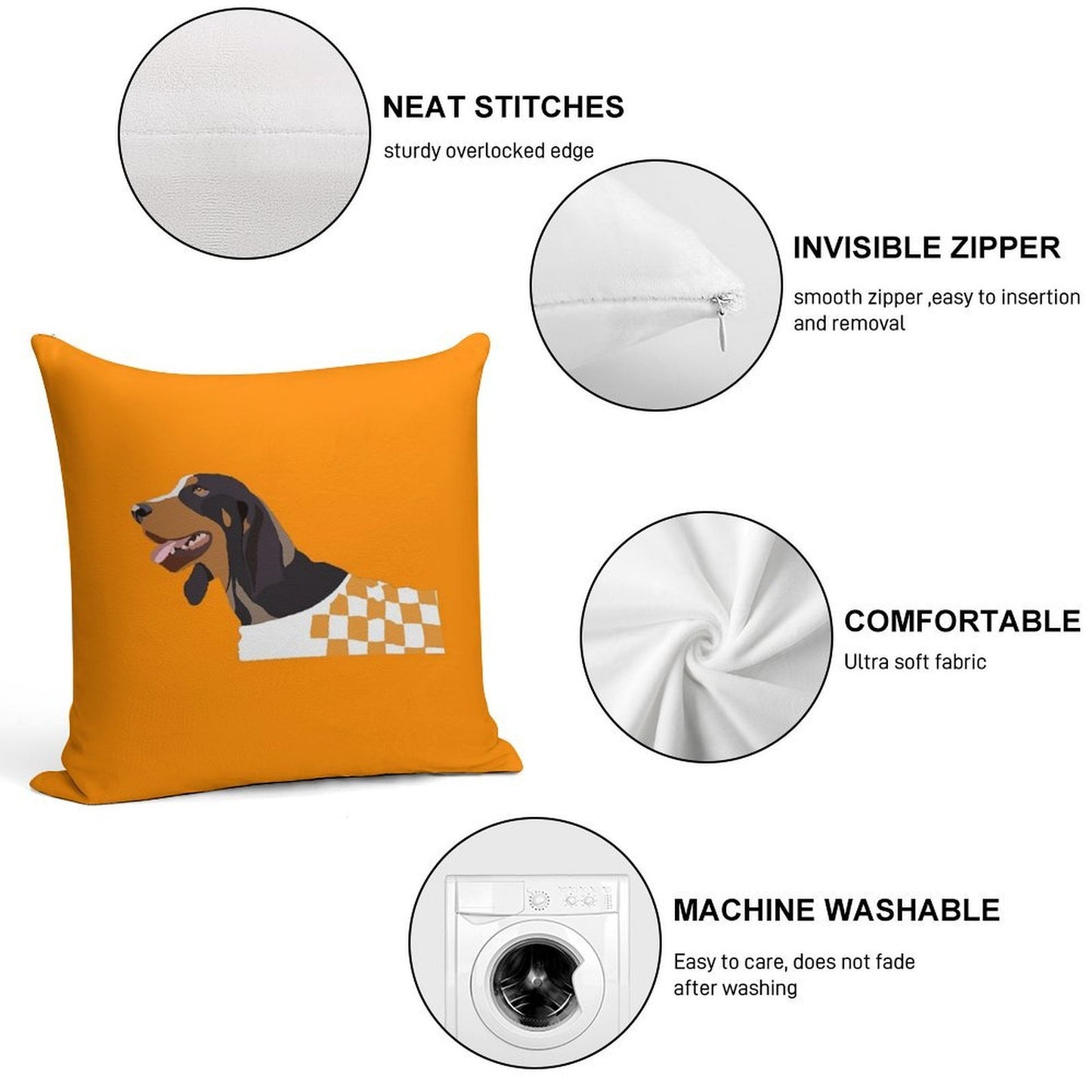 Smokey Soft Gift Ready Throw Pillow