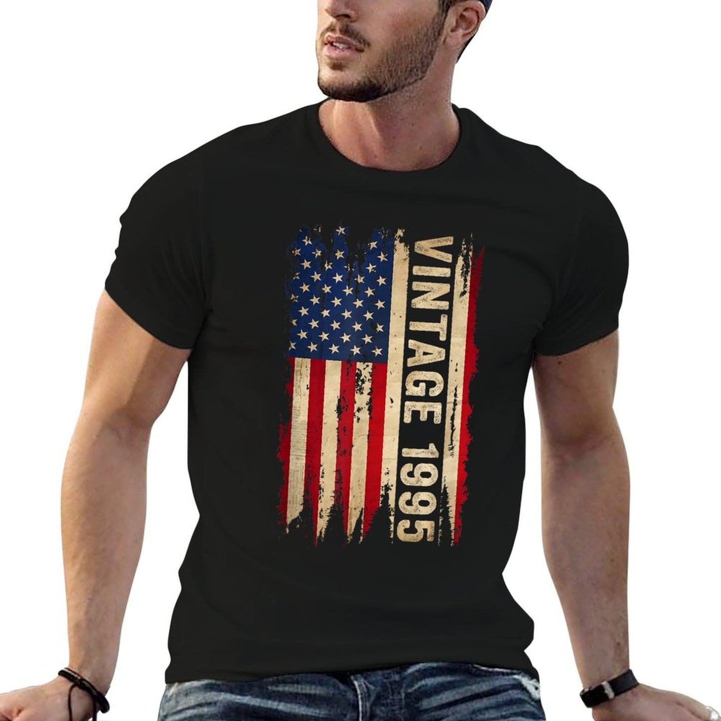 30 Years Old Gifts Vintage 1995 American 30th Birthday  Graphic-printed T-Shirt