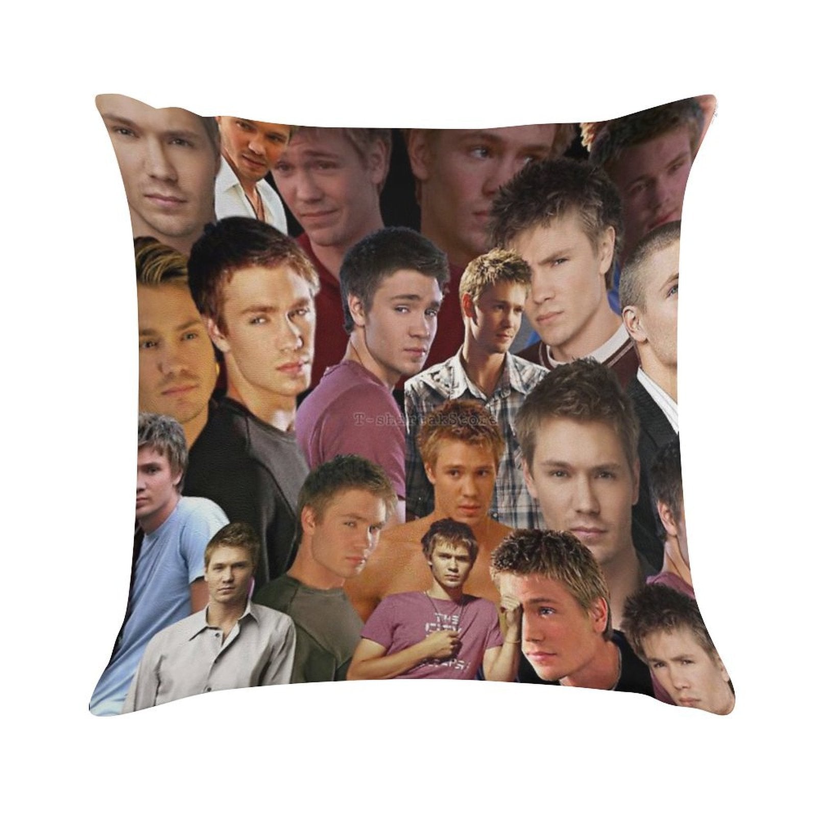 Lucas Scott Photo Collage Soft Decorative Cover Throw Pillow