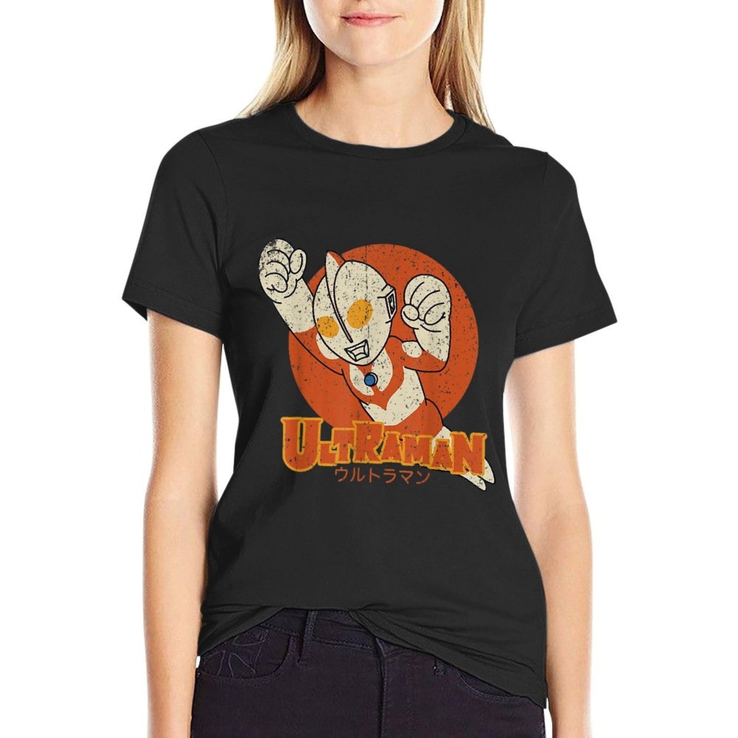 Vintage Kawaii Ultraman Cotton T-Shirt