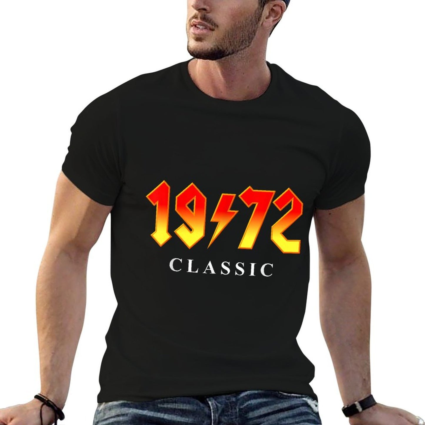 1972 Classic Rock 50th Birthday Wrinkle-resistant T-Shirt