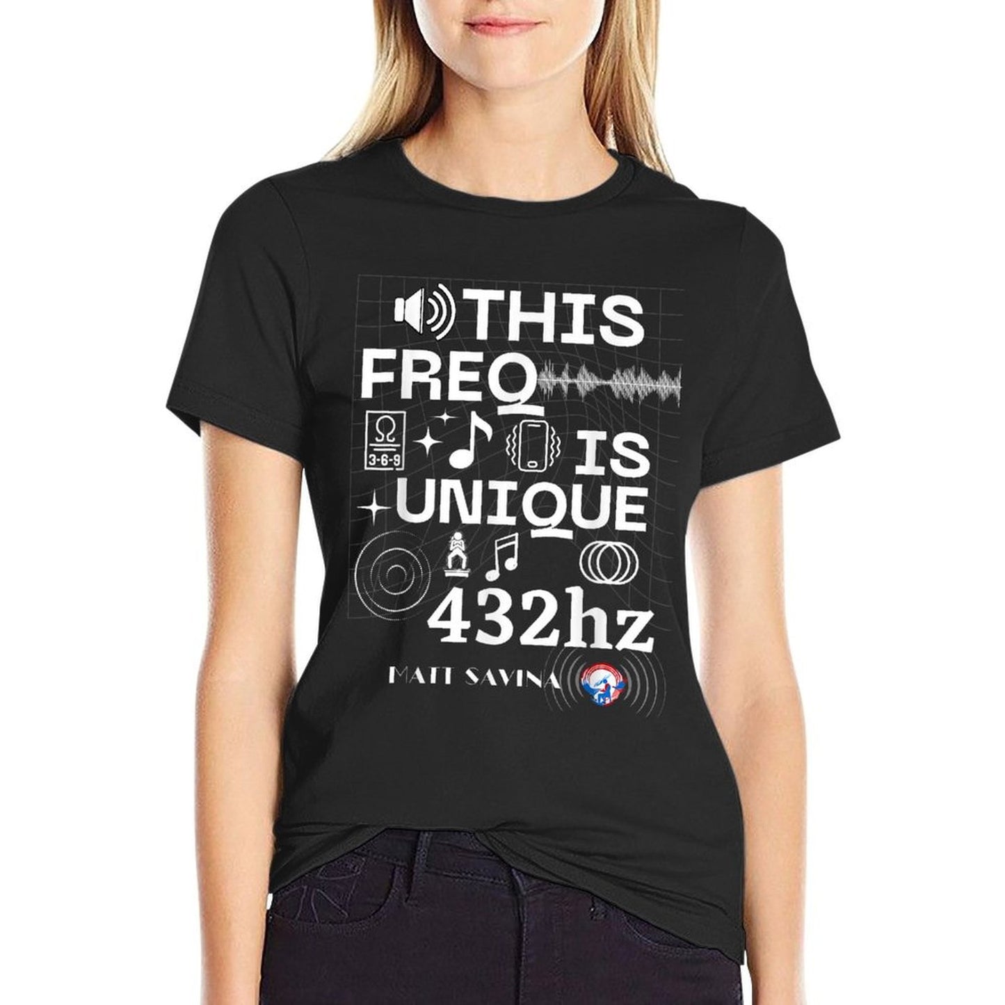 This Freq Is Unique (432hz Music)  Slim-fit Cut T-Shirt