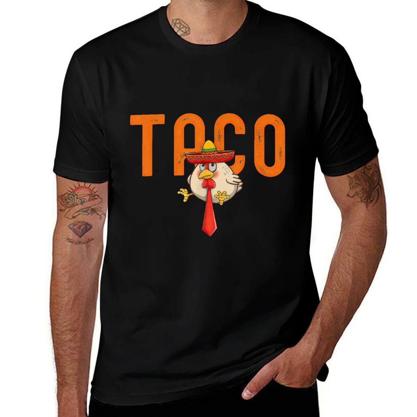 Taco Always Chickens Out Comfortable T-Shirt