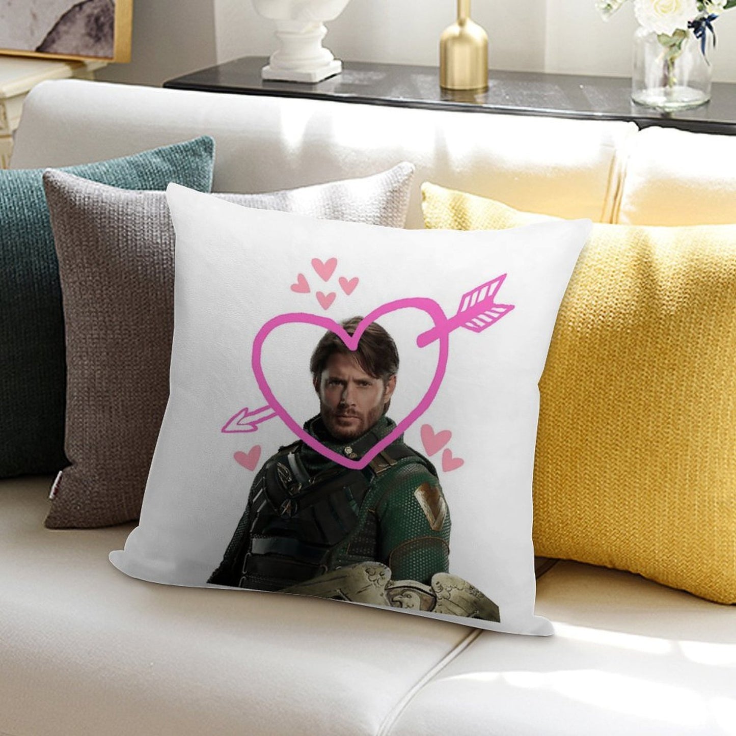 Solider Boy 3 Soft Warmth Comfort Throw Pillow