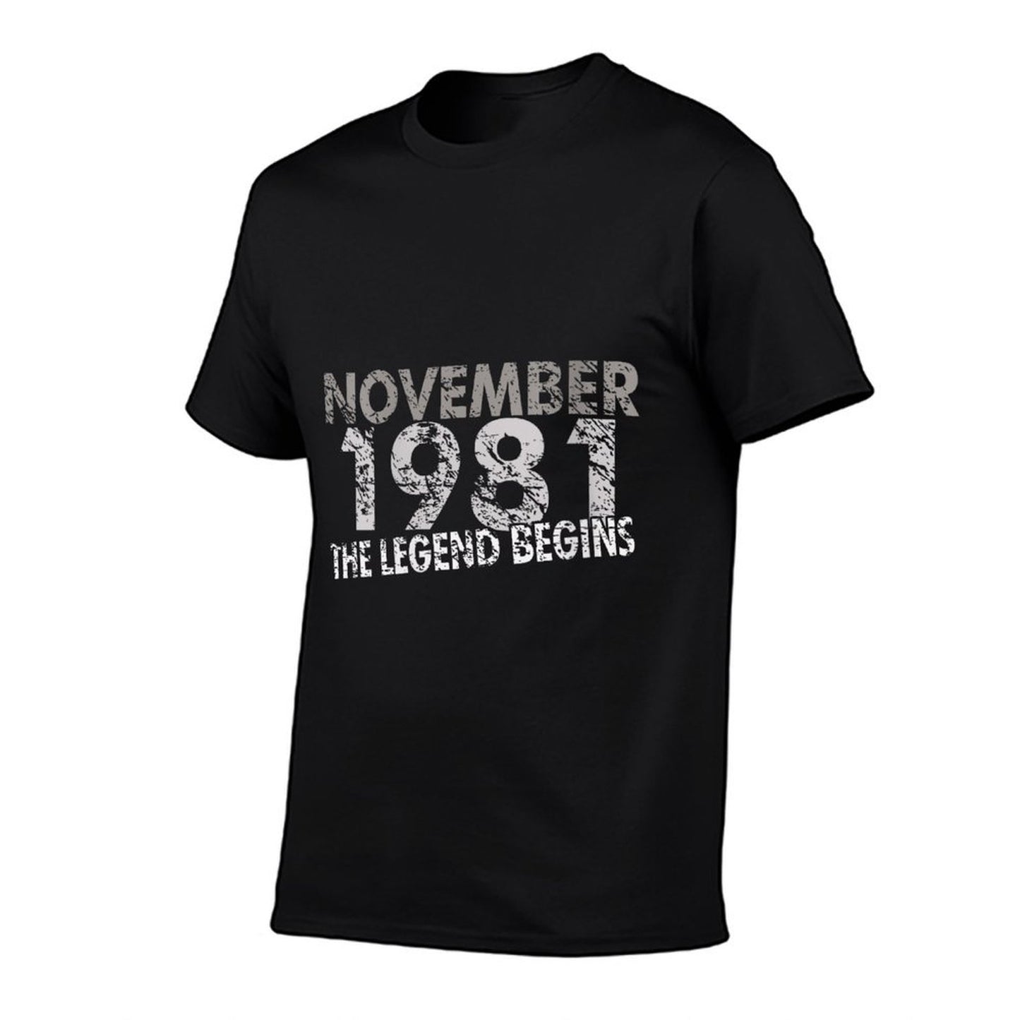 Womens 40th Birthday Gift - November 1981 - The Legend Begins Stretchy T-Shirt