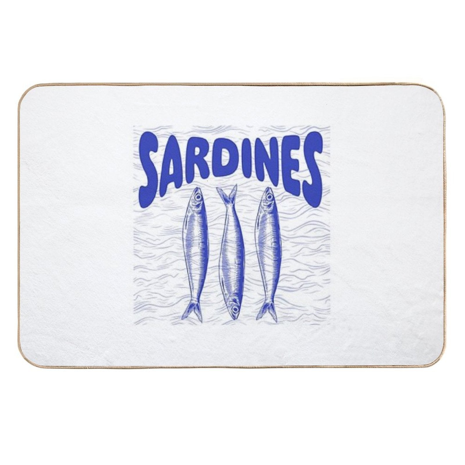 Portuguese Sardines  Odorless Bath Mat