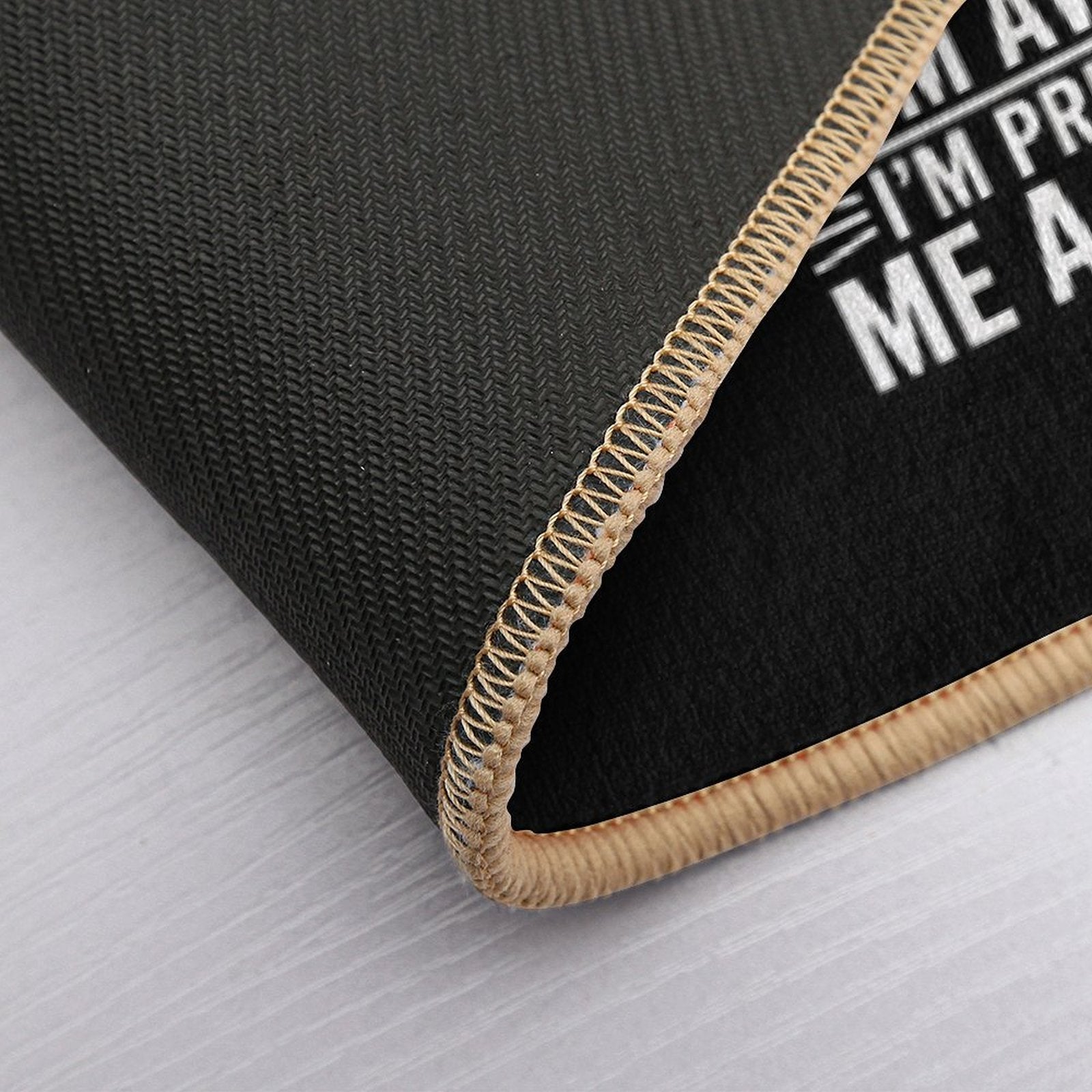 Cute Giraffe Quote Graphic Saying Zoo I Love Giraffes  Repositionable Bath Mat