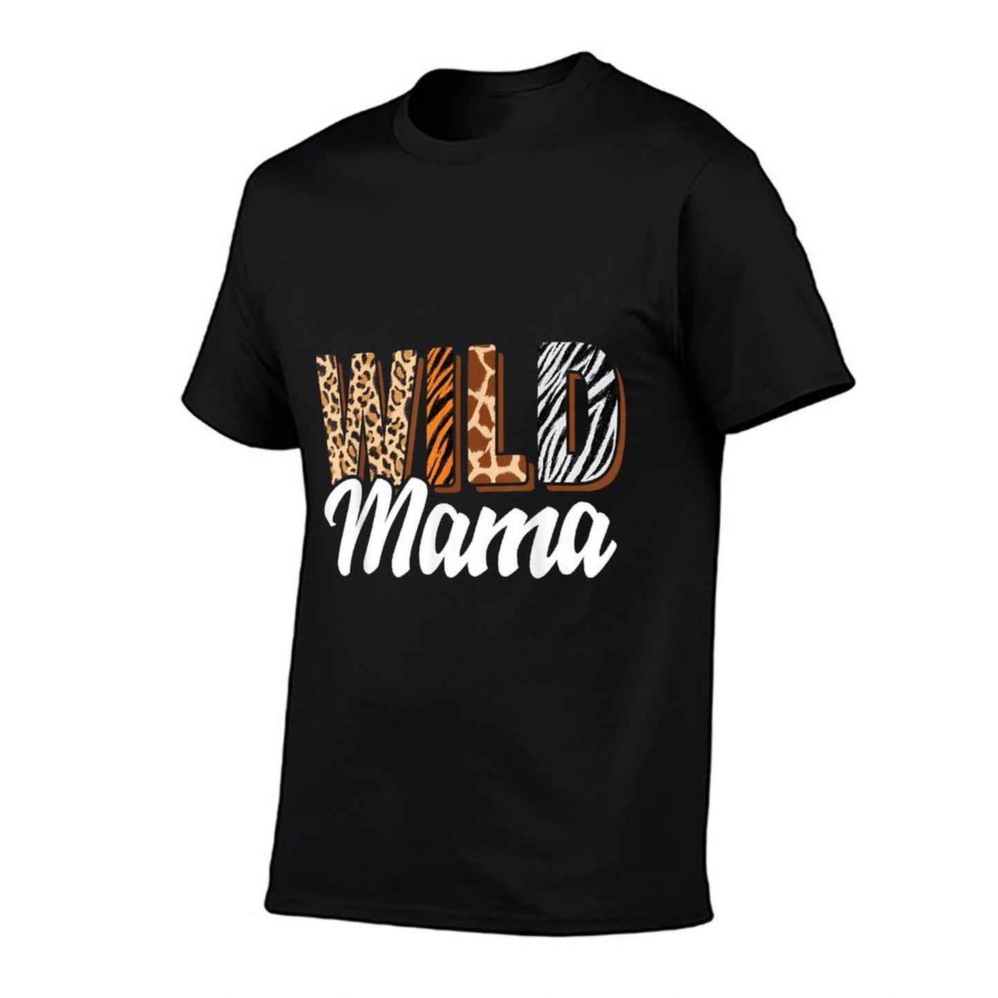 Wild Mama Zoo Born Two Be Wild B-day Safari Jungle Animal Vintage-inspired T-Shirt