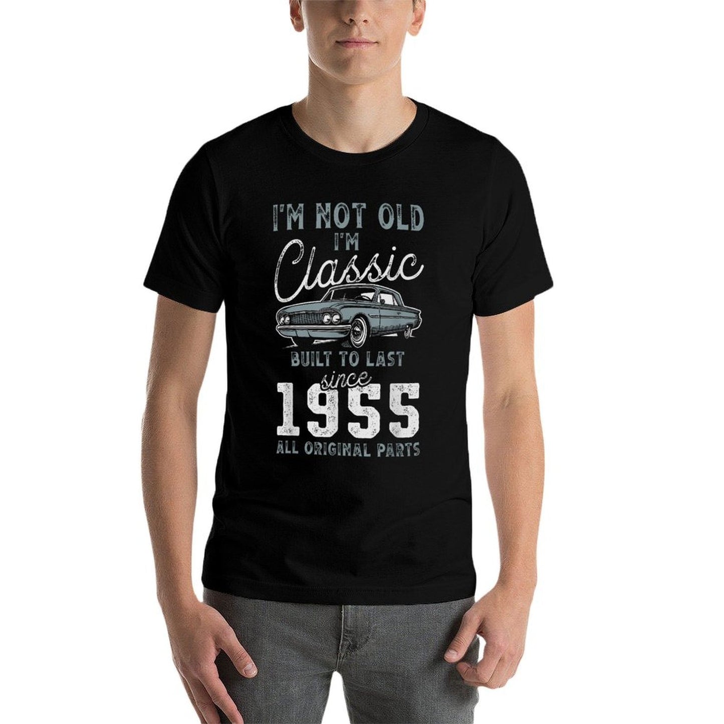 1955 Classic Car 70th Birthday Lightweight T-Shirt