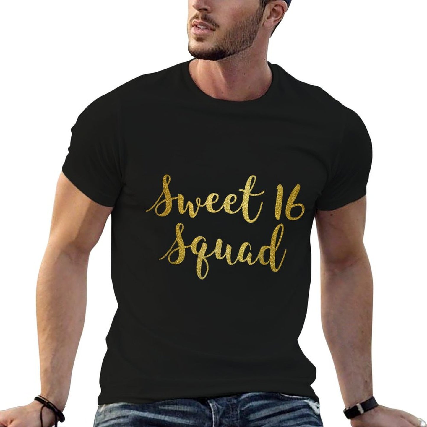 Sweet 16 Squad 16th Birthday Funny Party Gift Versatile T-Shirt
