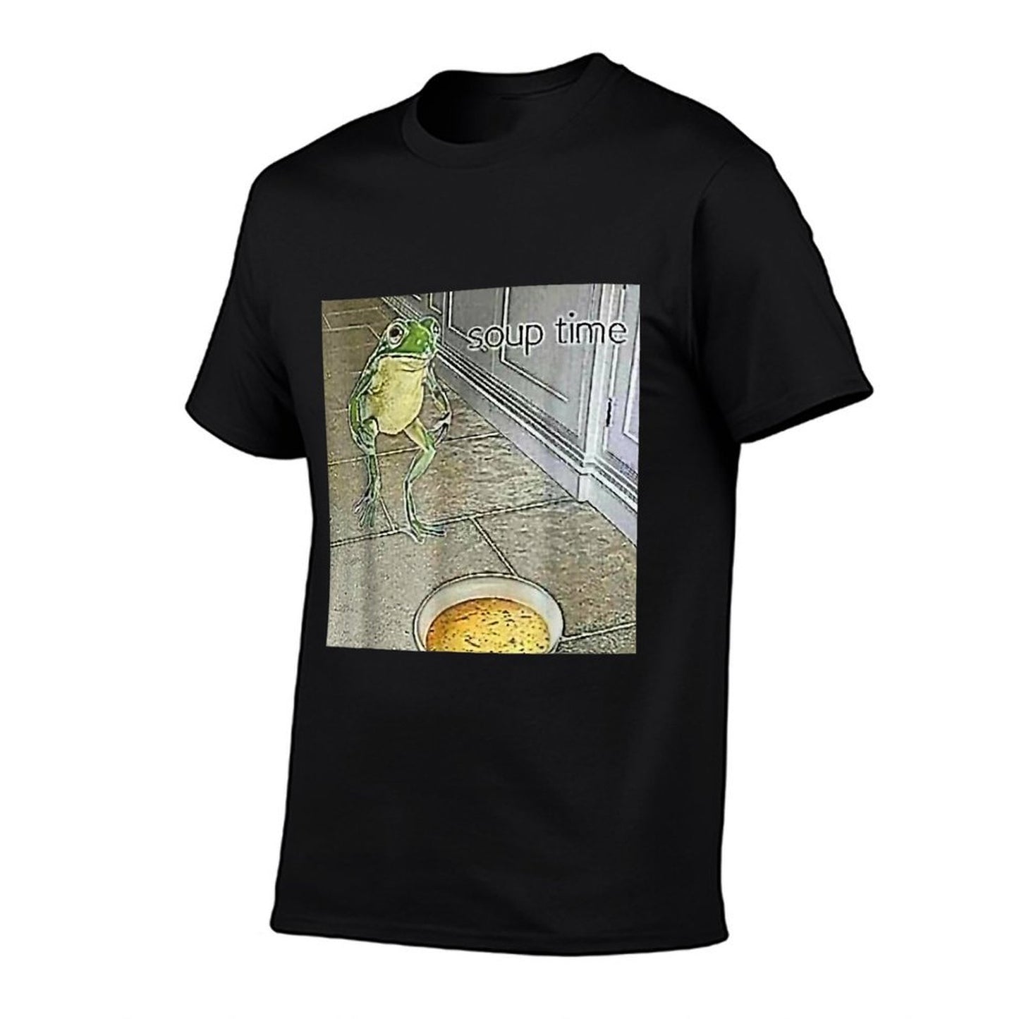 Soup Time Frog Weird Funny Oddly Specific Dank Meme Breathable T-Shirt