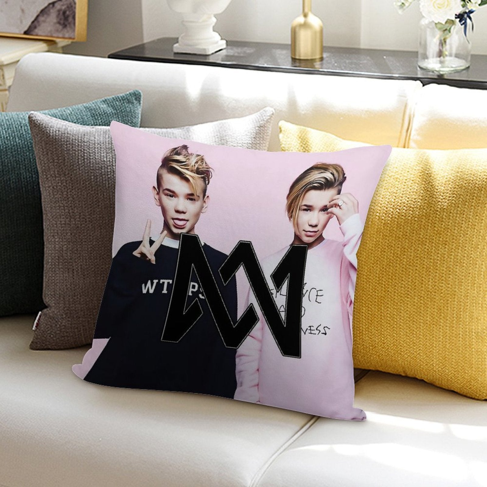Marcus&Martinus Soft High-Density Material Throw Pillow