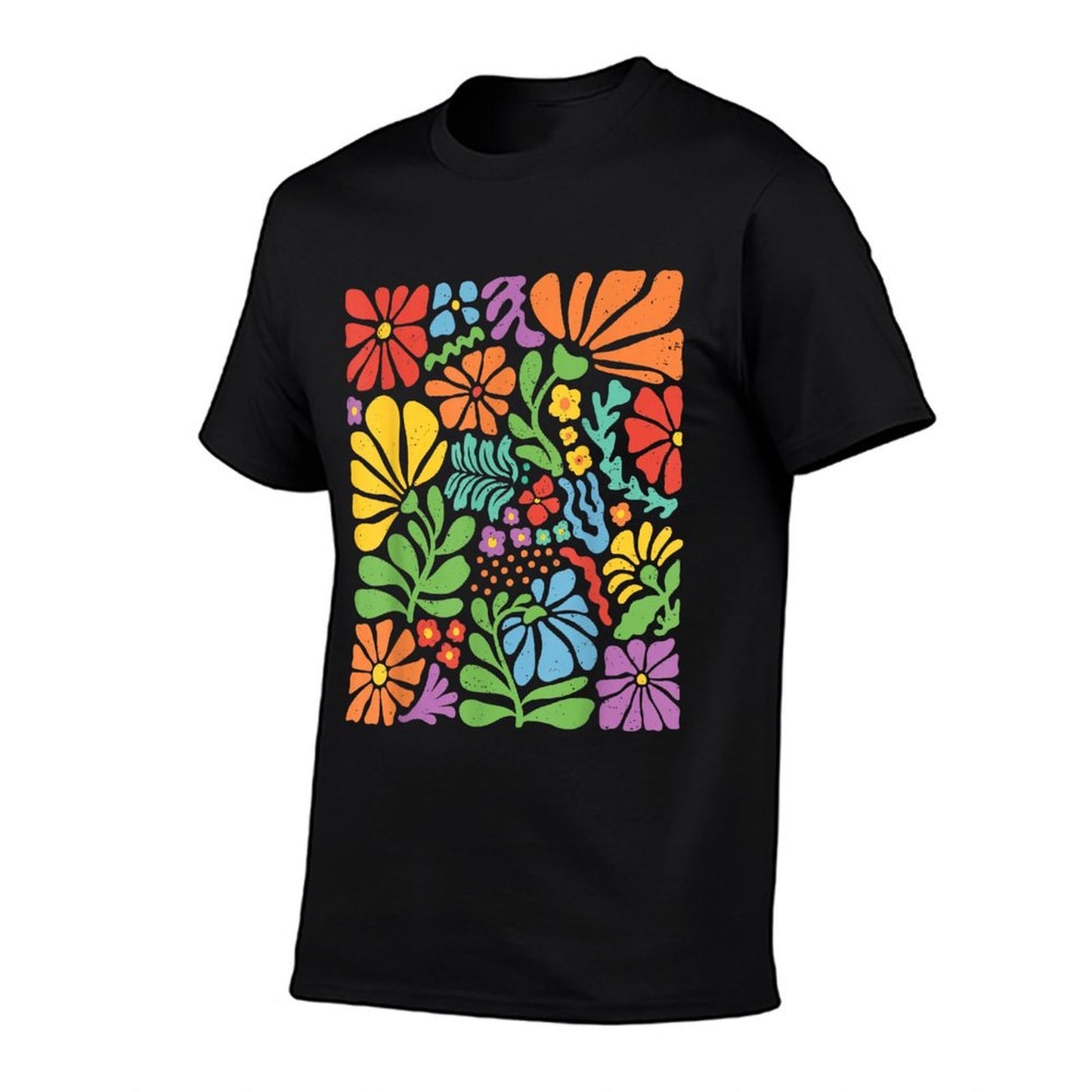 Subtle Wildflowers LGBTQ Month Rainbow Summer Boho Gay Pride Eco-friendly Material T-Shirt