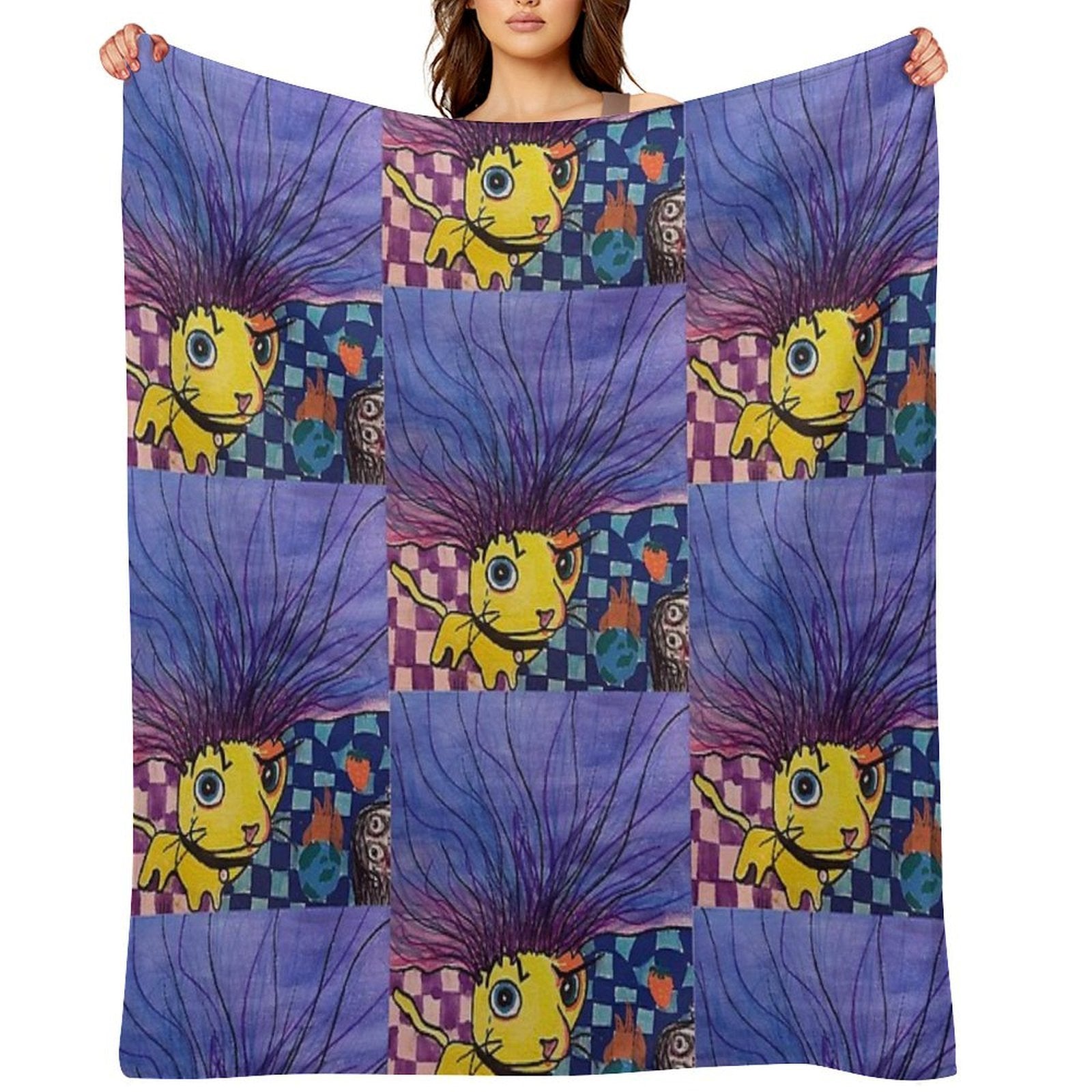 Bartholomeow Velvety-soft Throw Blanket