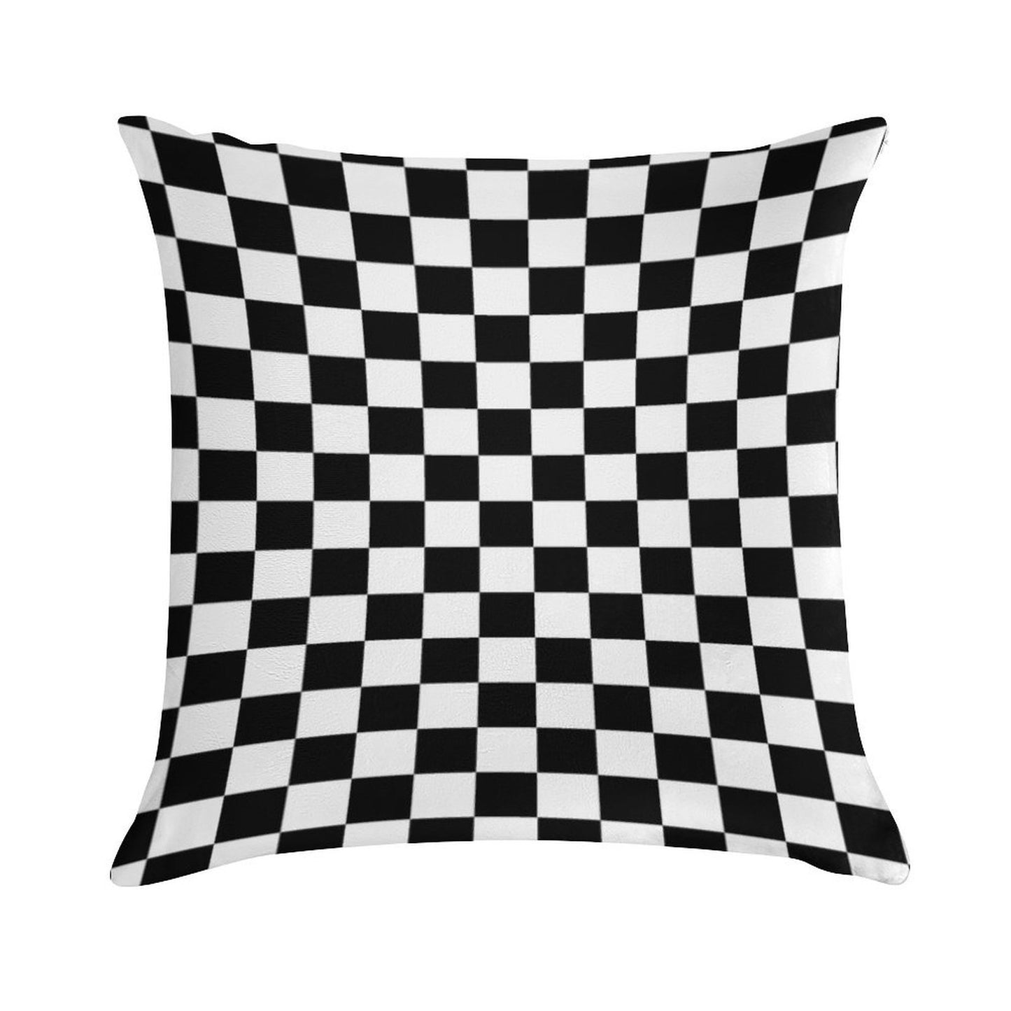 Checkered Racing Car Flag Pillow And Cushion Cover Soft Shrink-Resistant Throw Pillow
