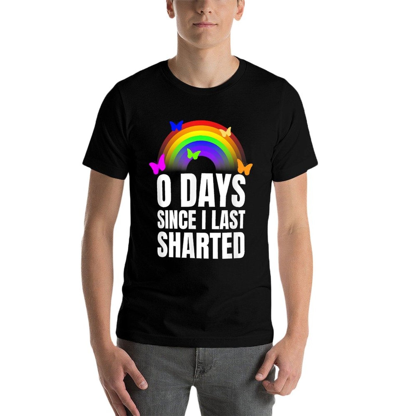 Sharted Joke Sharting Pants Shart Funny Embarrassing Airport  Classic T-Shirt