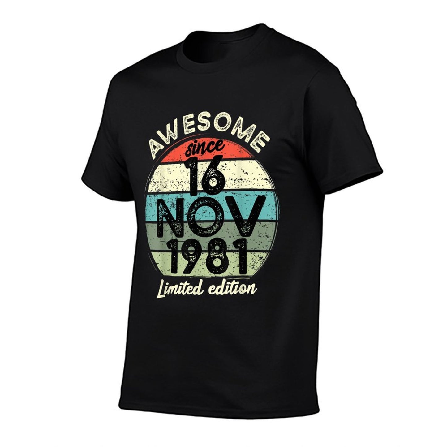 40 Year Old Birthday 16 November 1981 40th Birthday  Summer-ready Fabric T-Shirt