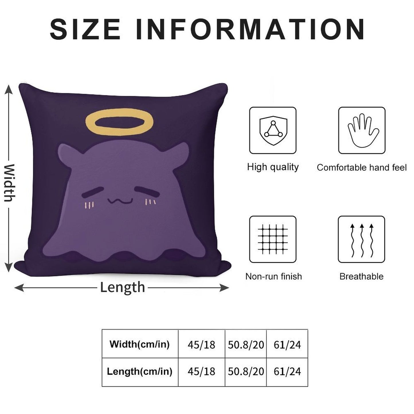 Tako Ina Soft Fade-Resistant Throw Pillow