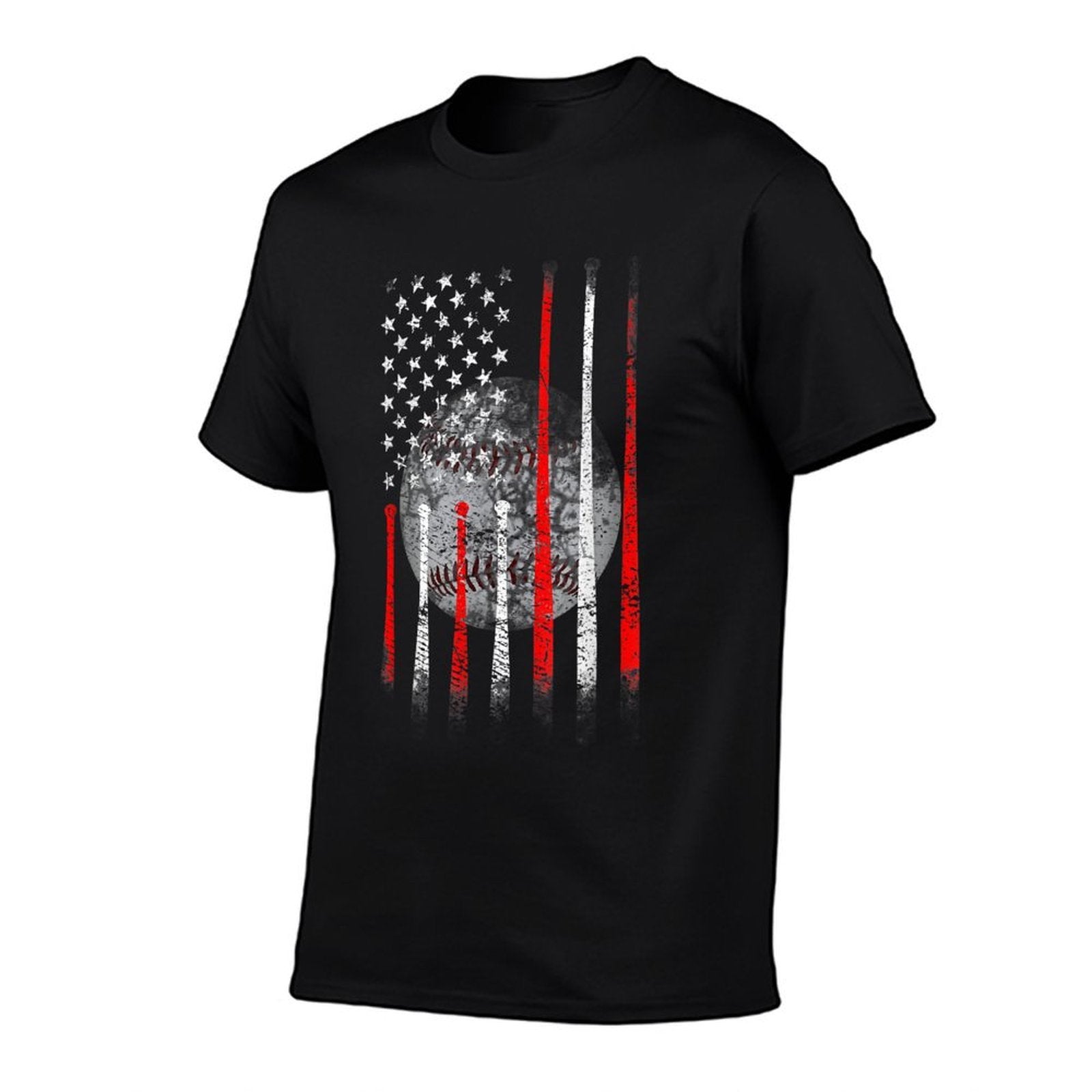 Baseball USA American Patriotic  Soft T-Shirt