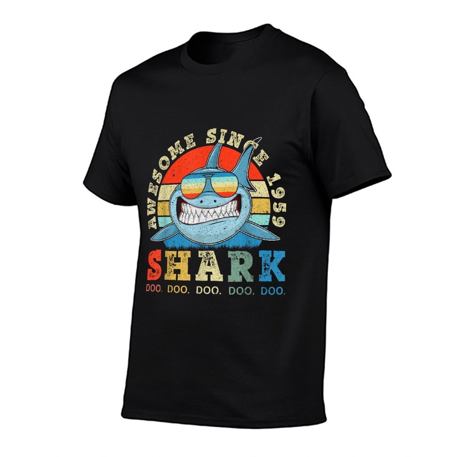 Shark Awesome 1959 60th Birthday Gifts 60 Years Old  Vintage-inspired T-Shirt