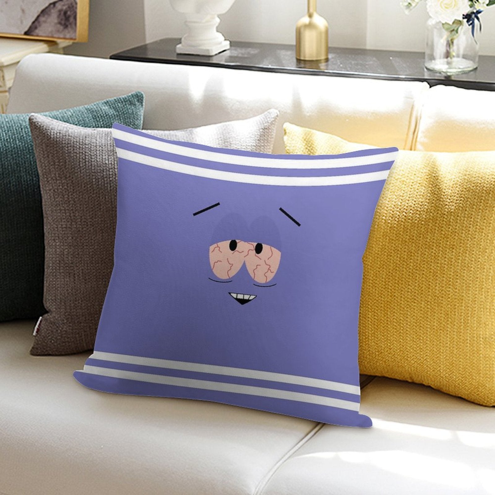 TOWELIE Soft Washable Throw Pillow