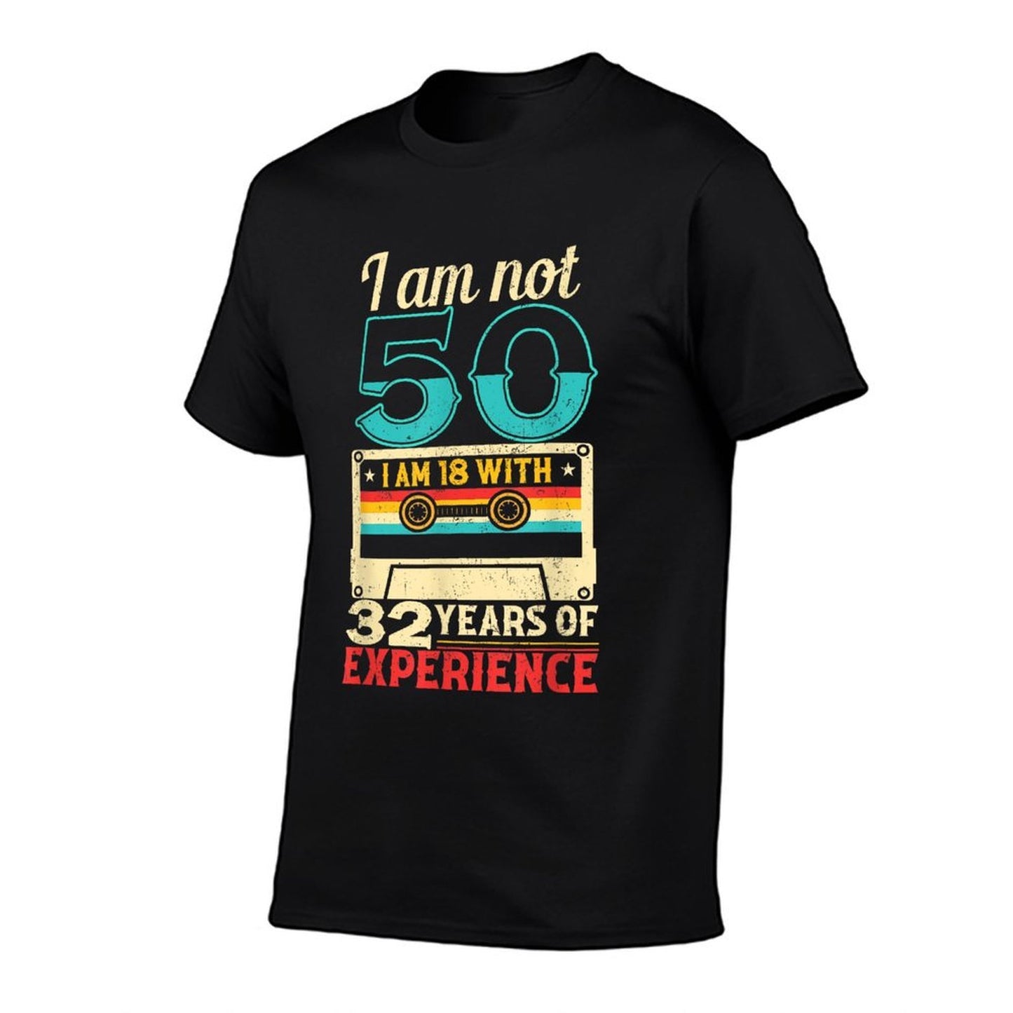 18 With 32 Years Of Experience - Funny 50th Birthday Gift Summer-ready Fabric T-Shirt