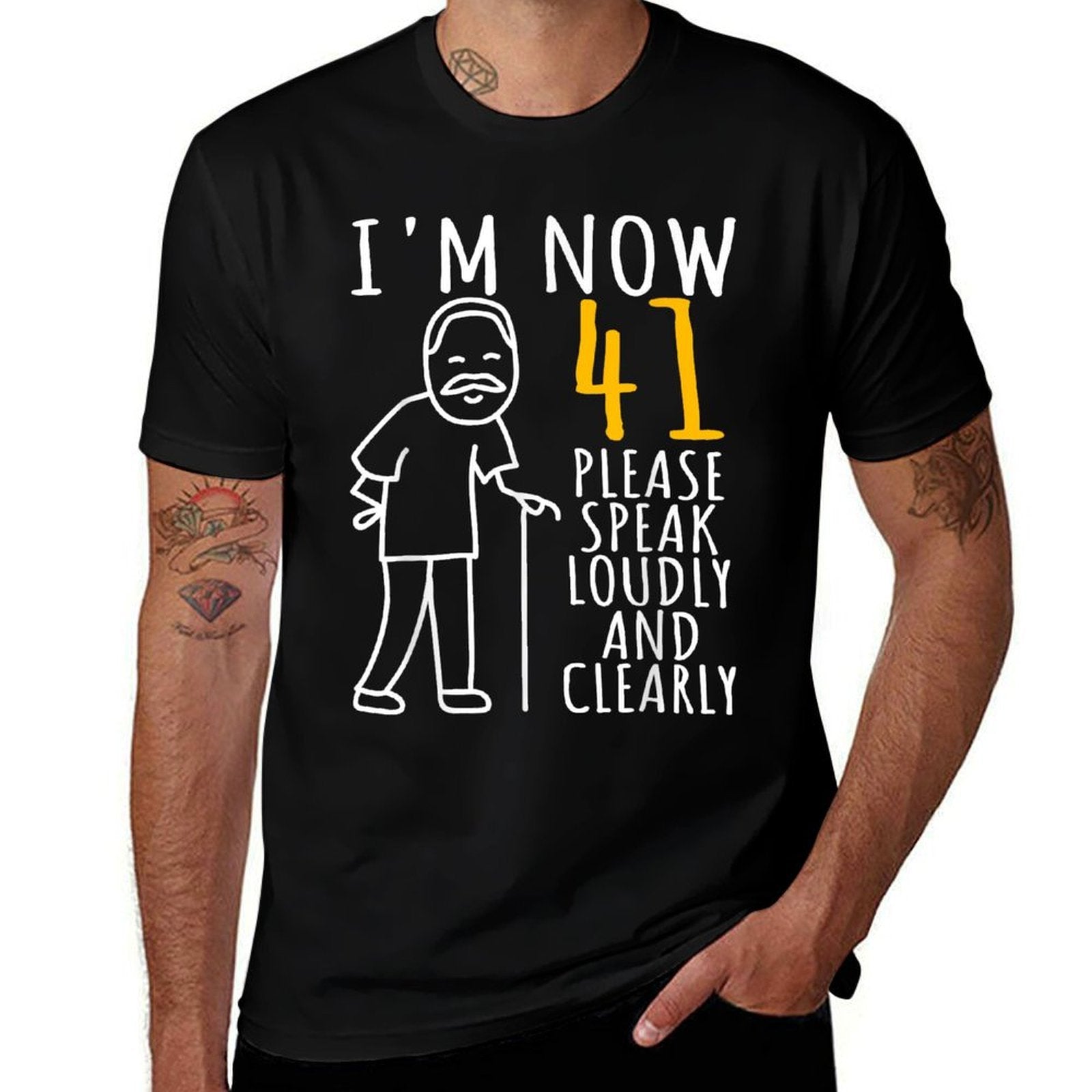 41st Birthday For Him  I'm Now 41 Years Old  Cool BDay  Lightweight T-Shirt