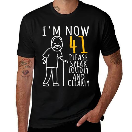 41st Birthday For Him  I'm Now 41 Years Old  Cool BDay  Lightweight T-Shirt