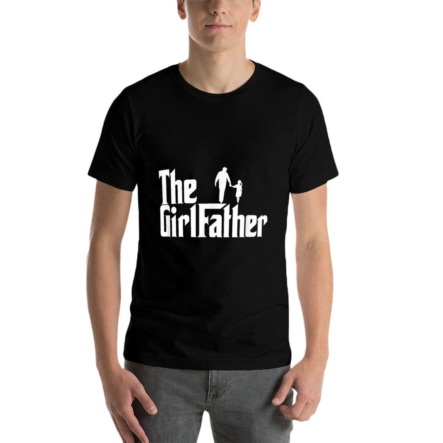 Threadrock The Girl Father Funny Dad of Girls Daddy Daughter  Moisture-wicking T-Shirt