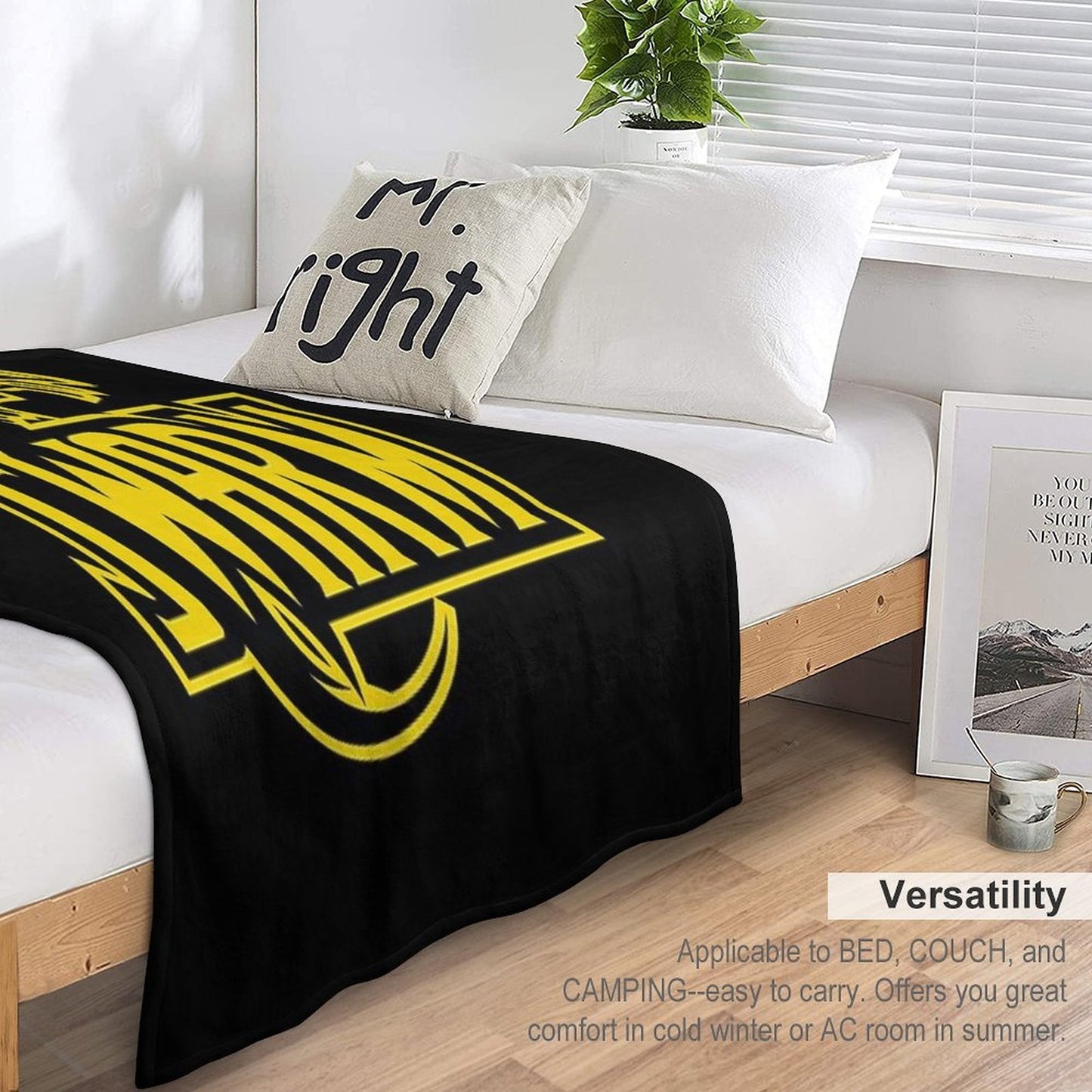 Swarm Sports Logo Versatility Throw Blanket