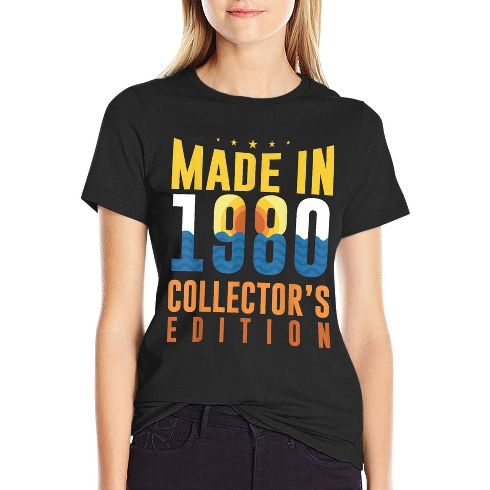40thbirthdaygifts Made 1980 Collectors Edition 40th Birthday  Stretchy T-Shirt