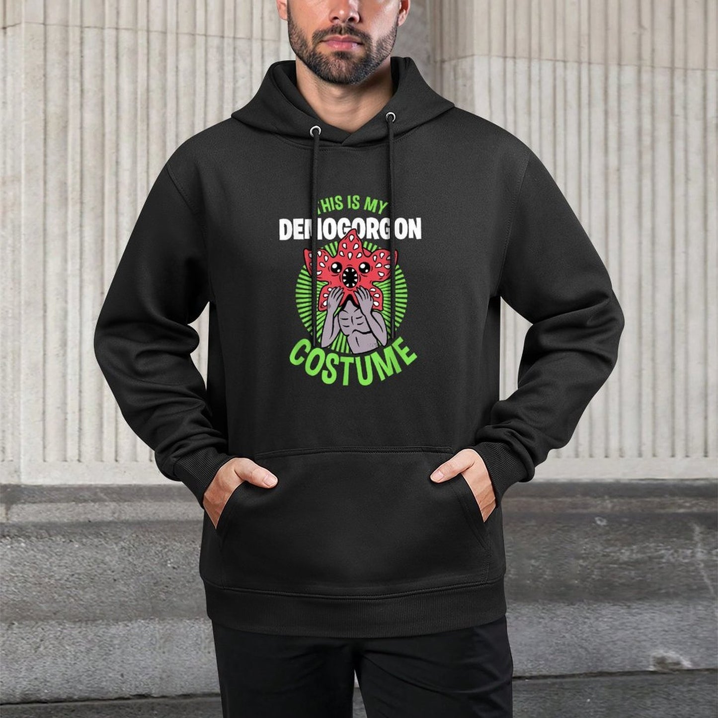 Stranger Things Halloween This Is My Demogorgon Costume Unisex Design Hoodie