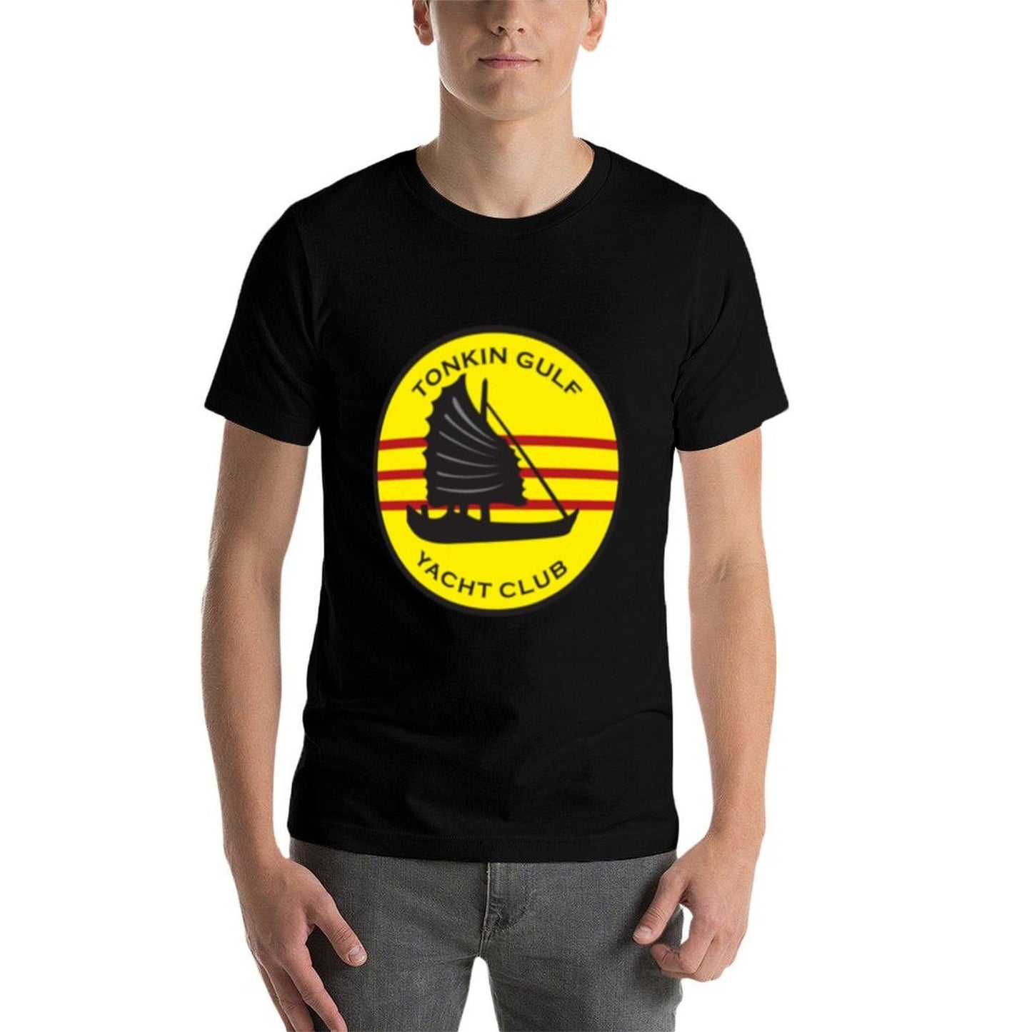 TONKIN GULF YACHT CLUB VIETNAM VETRAN  Heathered Texture T-Shirt