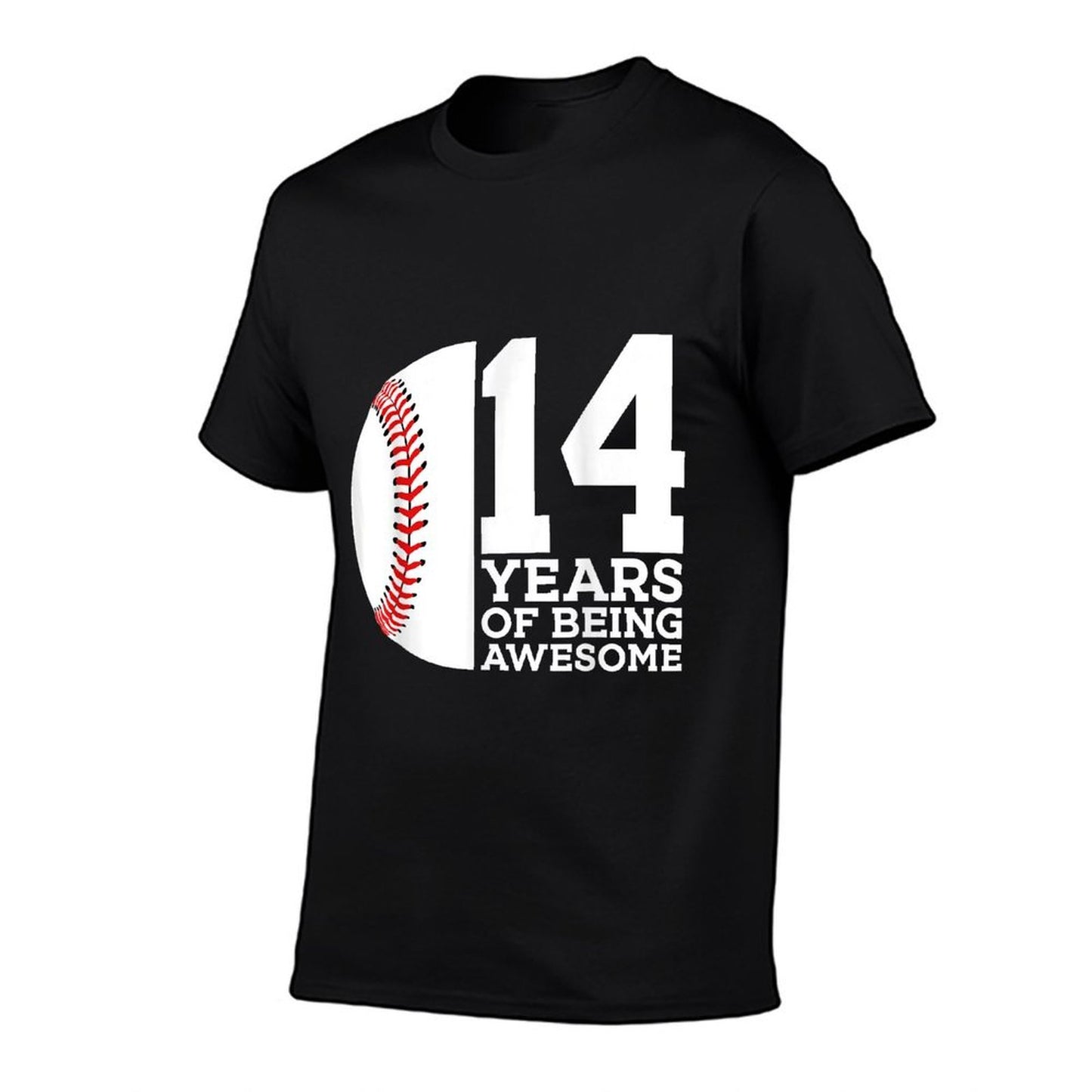 14 YEARS OF BEING AWESOME BASEBALL 14TH BIRTHDAY Durable T-Shirt