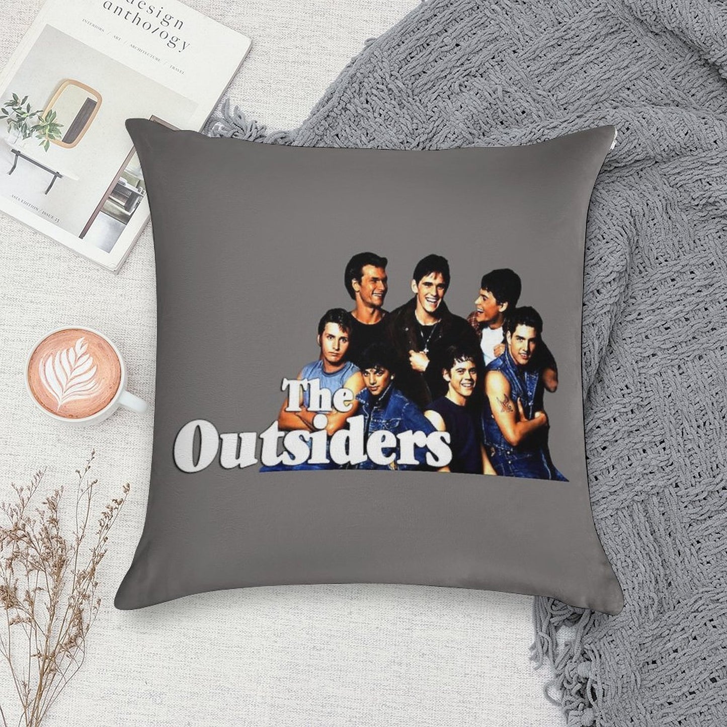 The Outsiders Soft Ultra-Soft Texture Throw Pillow
