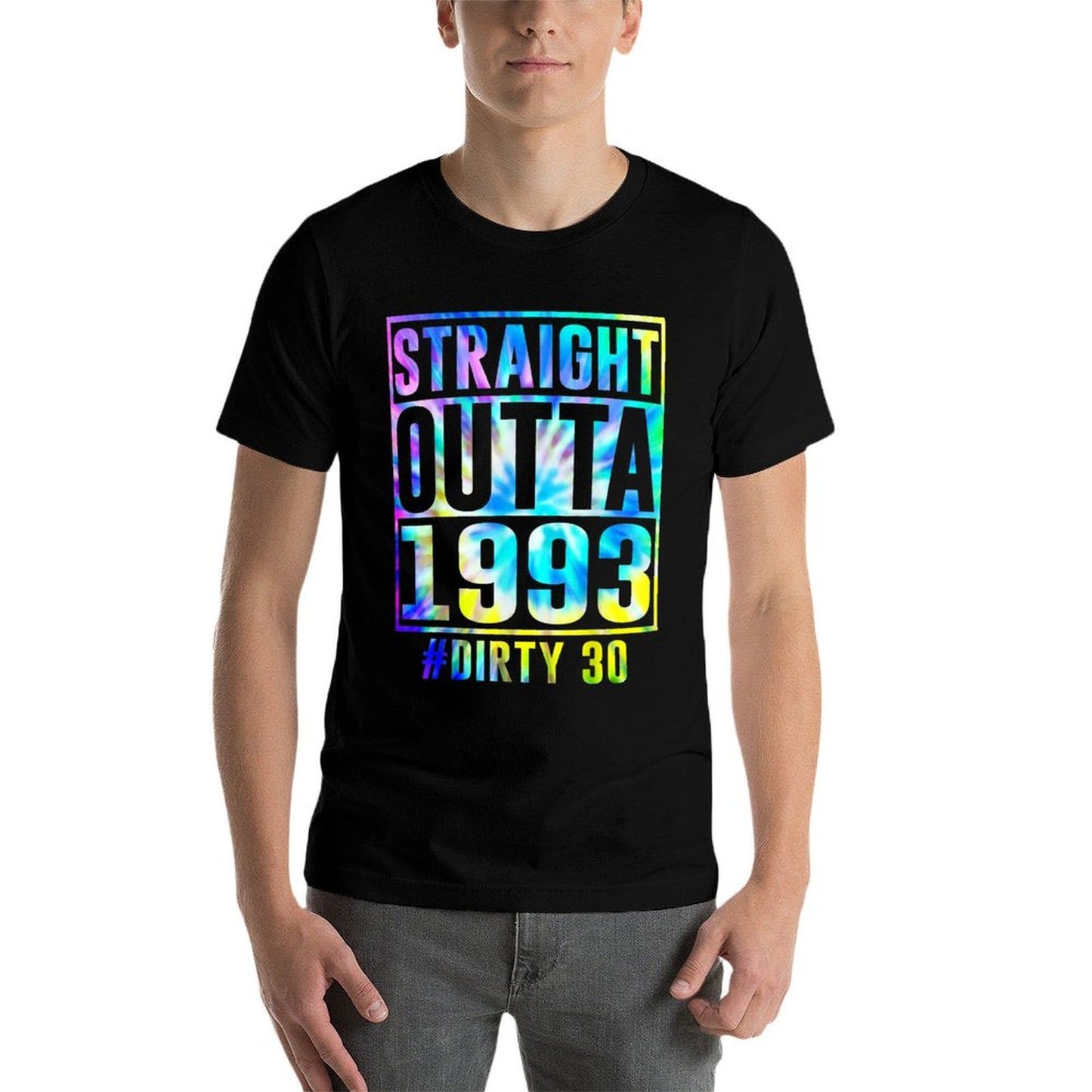 Straight Outta 1993 Dirty Thirty Funny 30th Birthday Gift Relaxed-fit T-Shirt