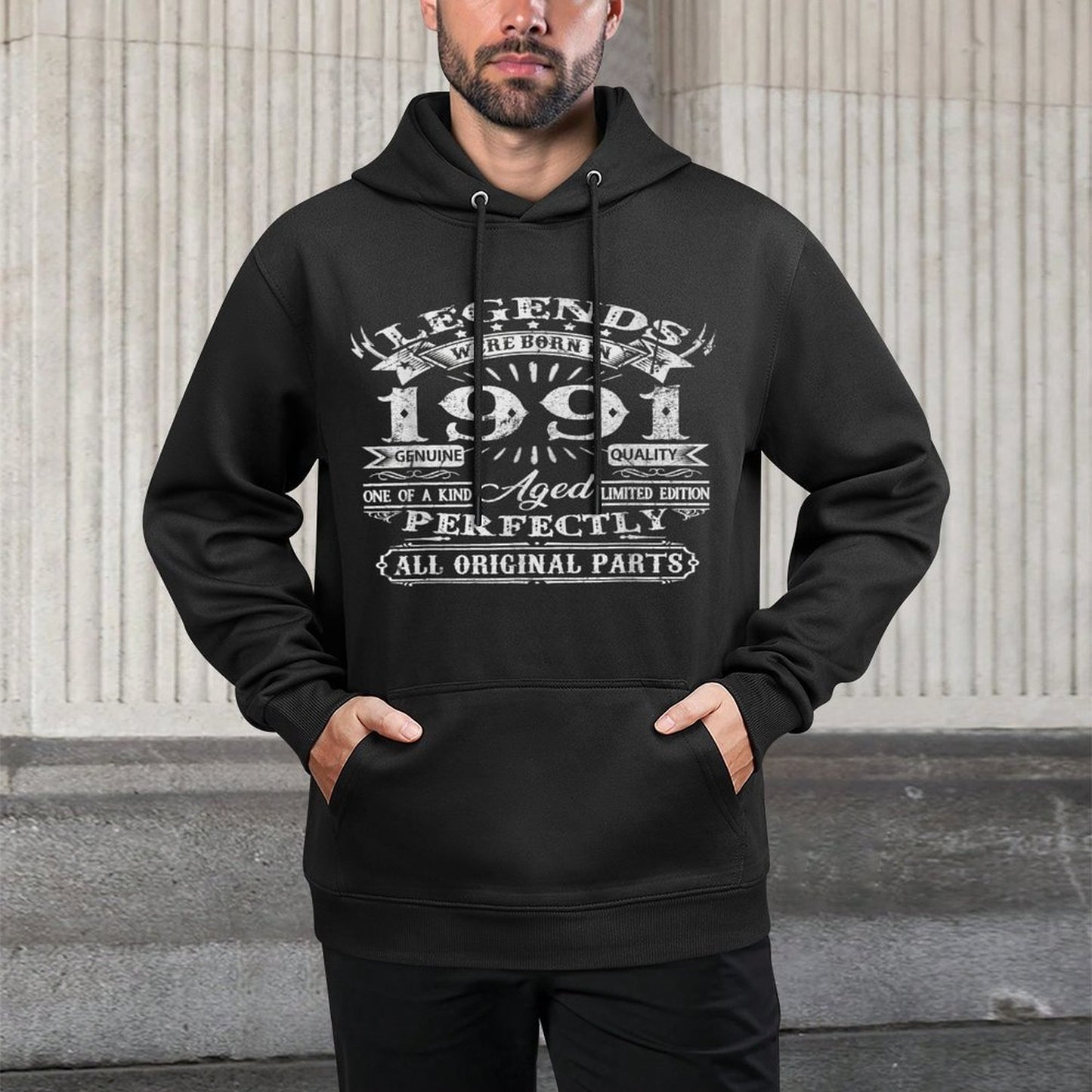 30 Years Old Gifts Legend Were Born In 1991 30th Birthday Casual Wear Hoodie