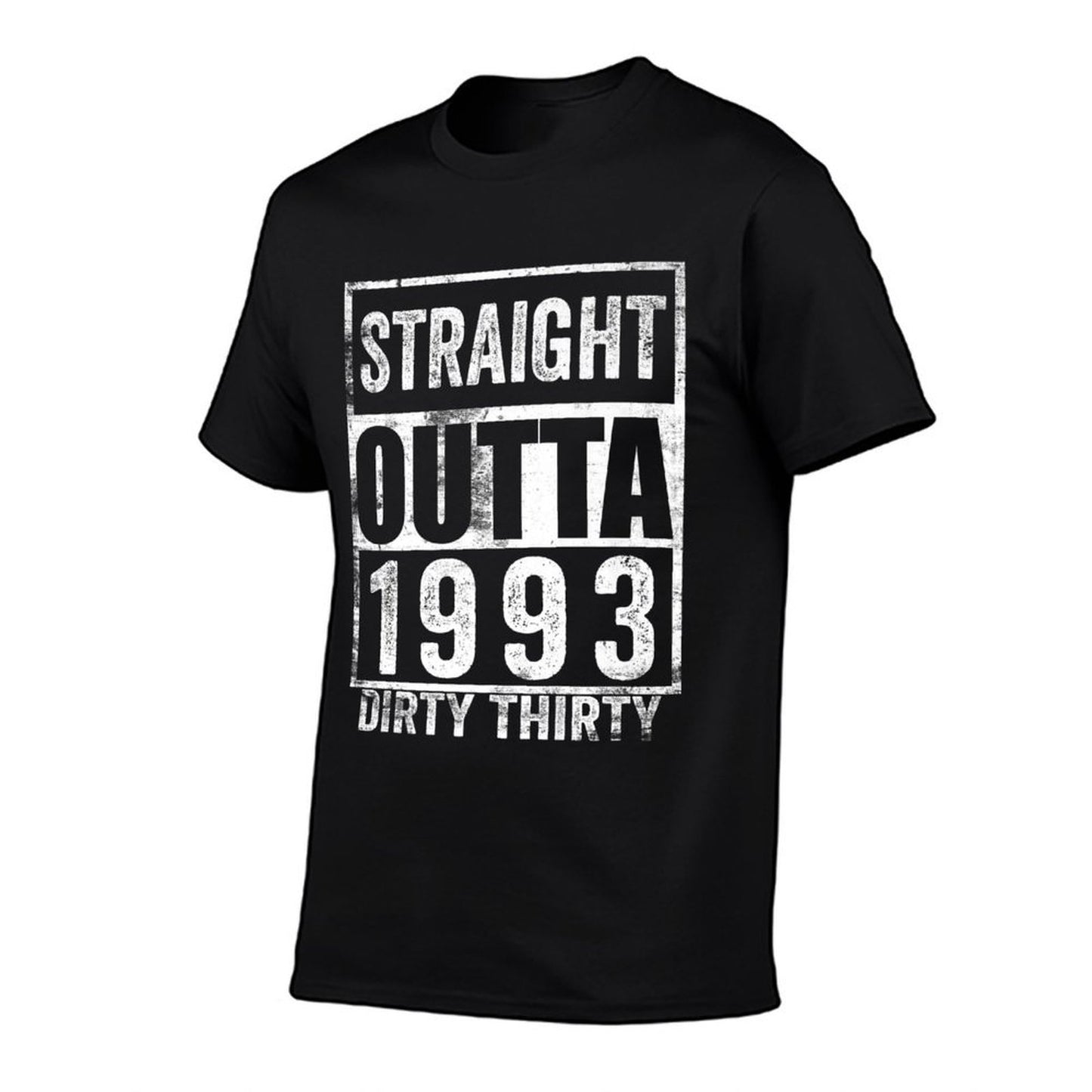 Straight Outta 1993 Dirty Thirty 30 Years 30th Birthday 2023 Premium Cotton T-Shirt