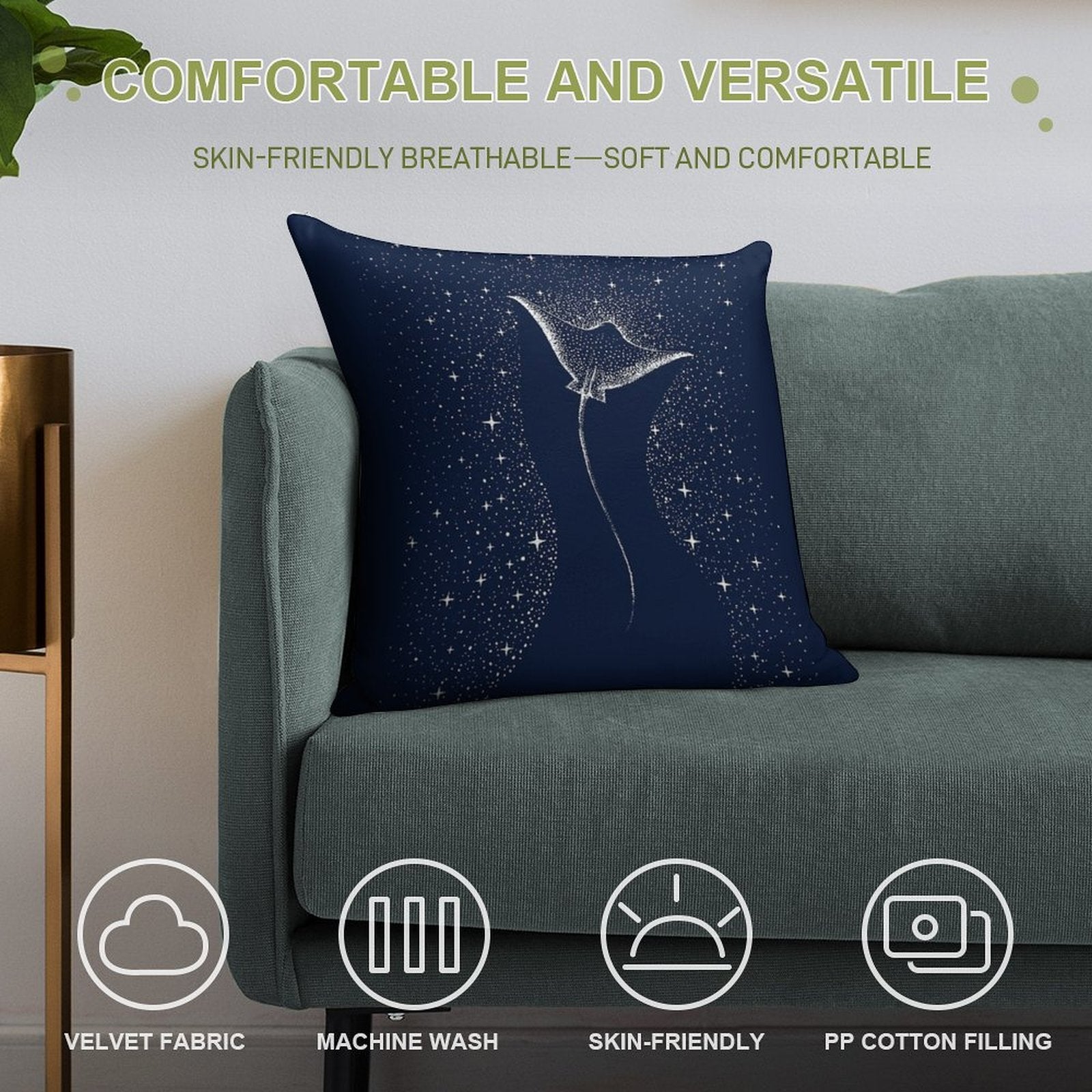 Star Collector Soft Style Accent Throw Pillow