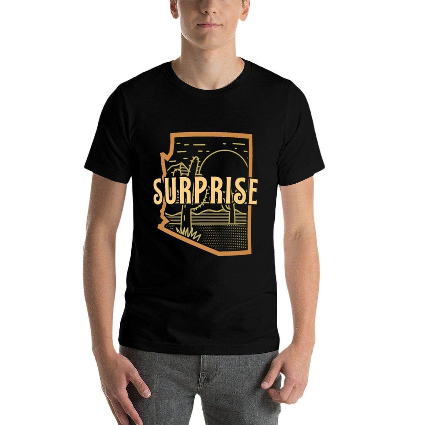 Surprise Arizona (AZ) Prairie Landscape Graphic Premium Versatile T-Shirt