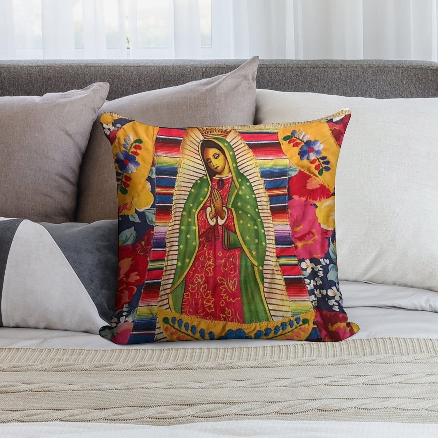 My Lady Lupe Boho Style Soft Durable Construction Throw Pillow