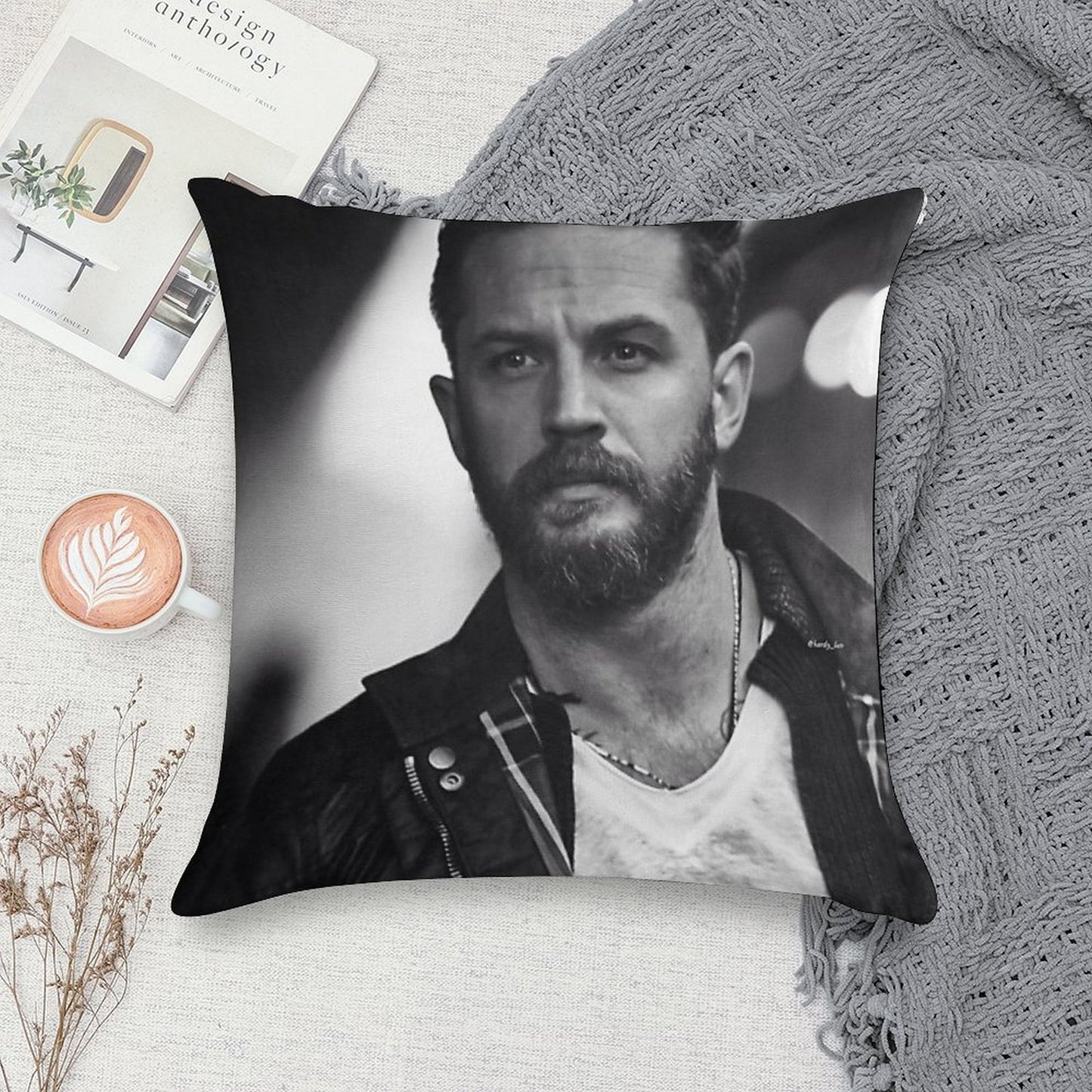 Tom Hardy Soft Multiple Sizes Throw Pillow