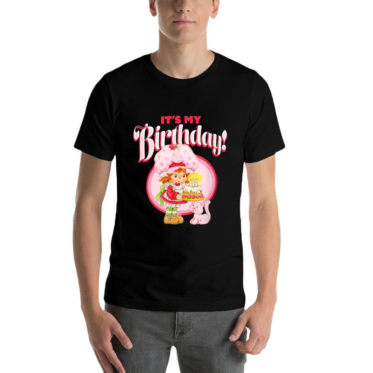 Strawberry Shortcake It's My Birthday Vintage Sweetie Relaxed-fit T-Shirt